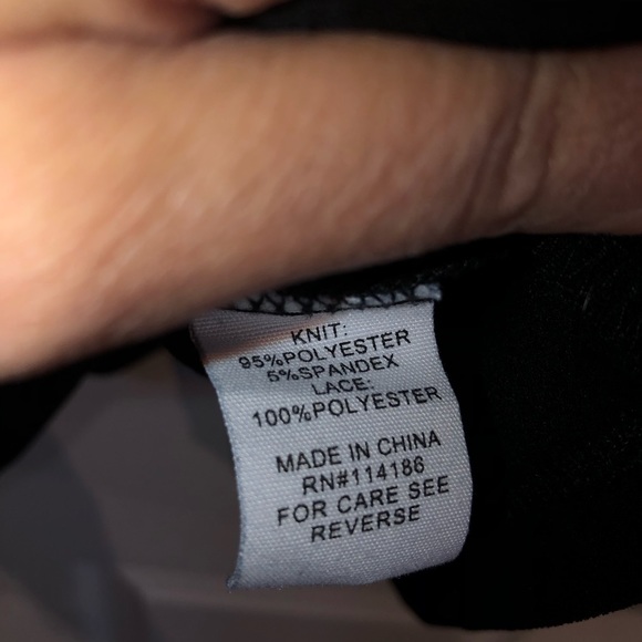 89th Madison | Black Full Sleeve Blouse: Size 1X - Picture 9 of 12